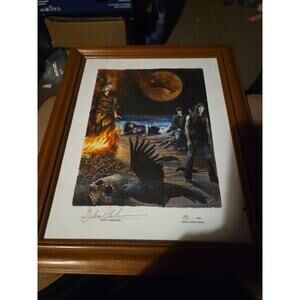 Night Surf SIGNED Limited edition print 180/260 Glenn Chadbourne